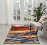 Nourison Chroma CRM04 Lava Flow Rug