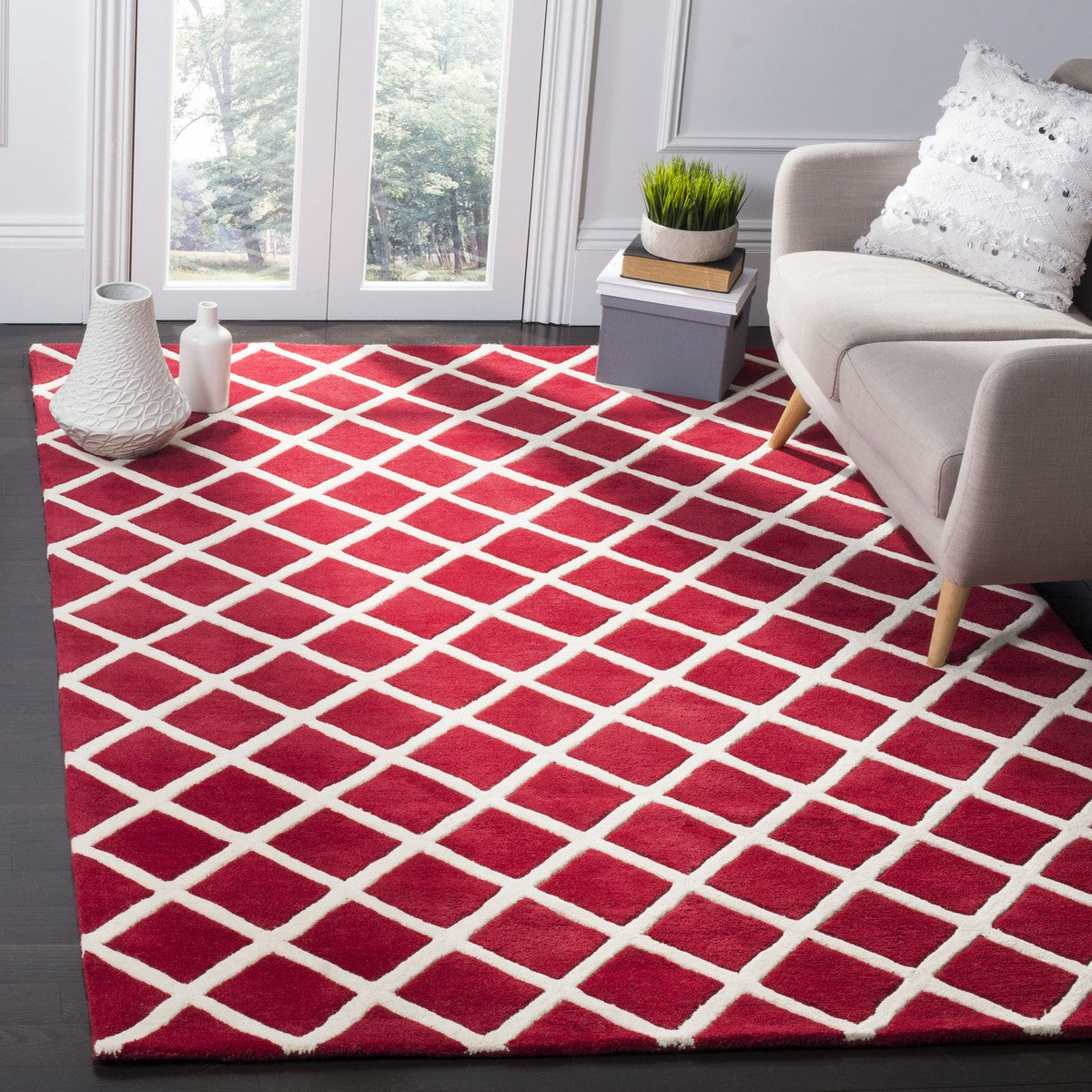 Safavieh Clearance Chatham CHT718G Red Rug