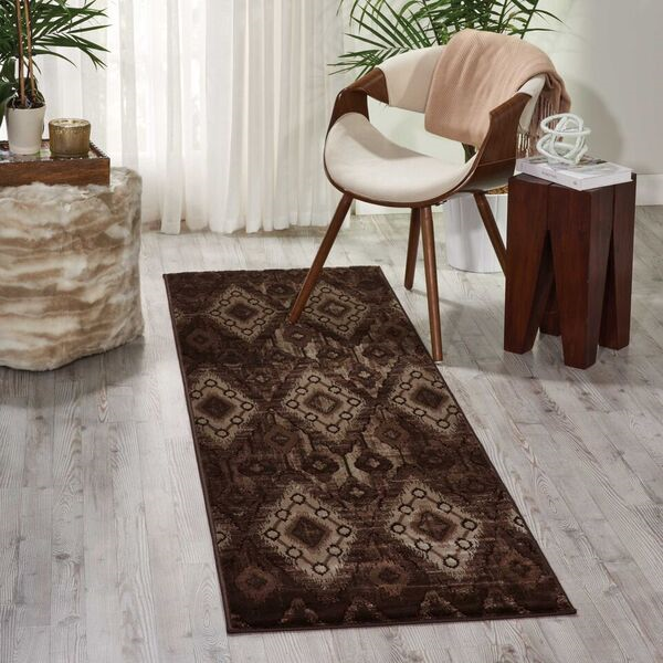 Nourison Clearance Karma KRM02 Chocolate Rug