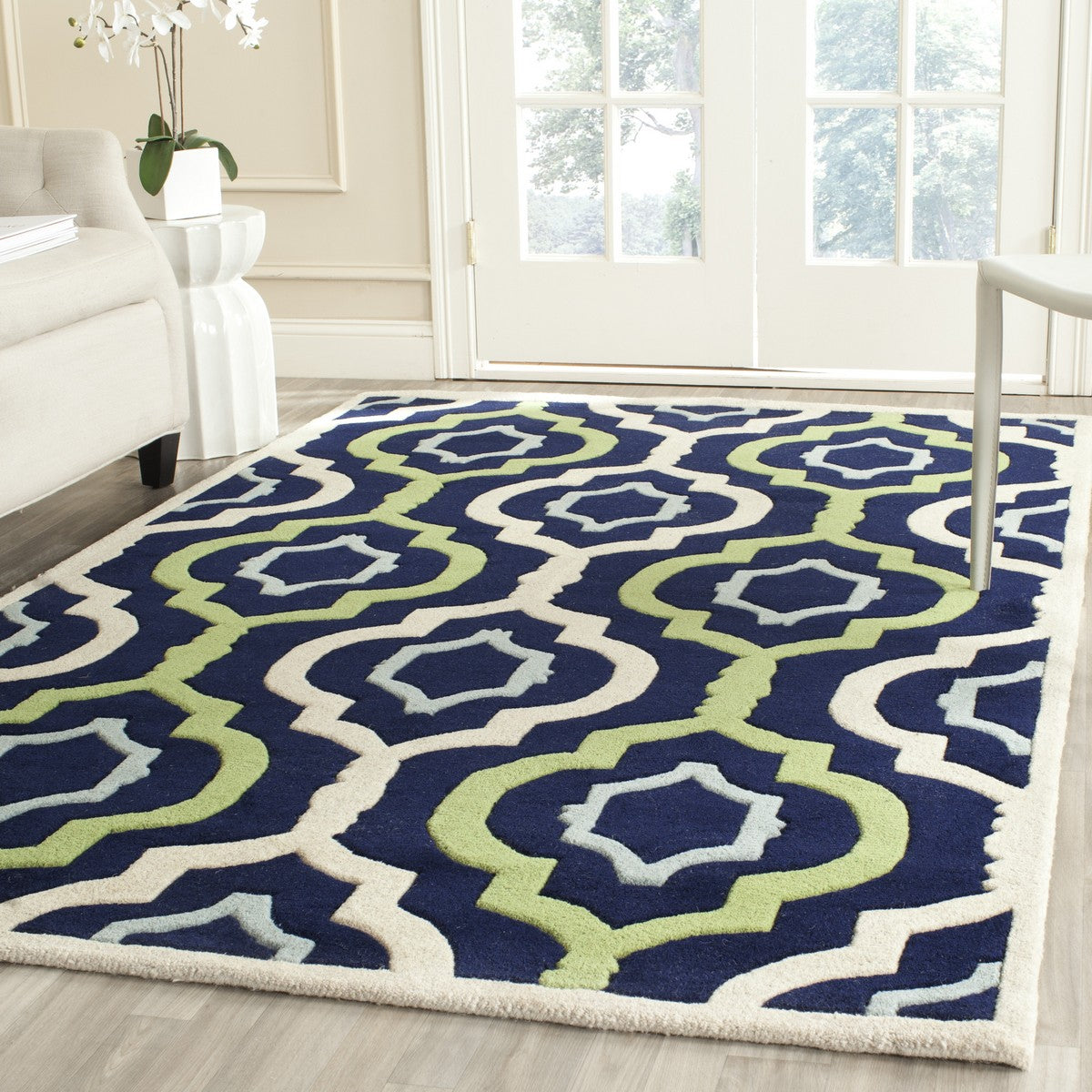 Safavieh Clearance Chatham CHT747C Navy Blue Rug