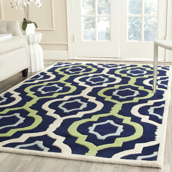 Safavieh Clearance Chatham CHT747C Navy Blue Rug
