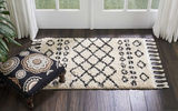 Nourison Clearance Moroccan Shag MRS02 Cream Rug