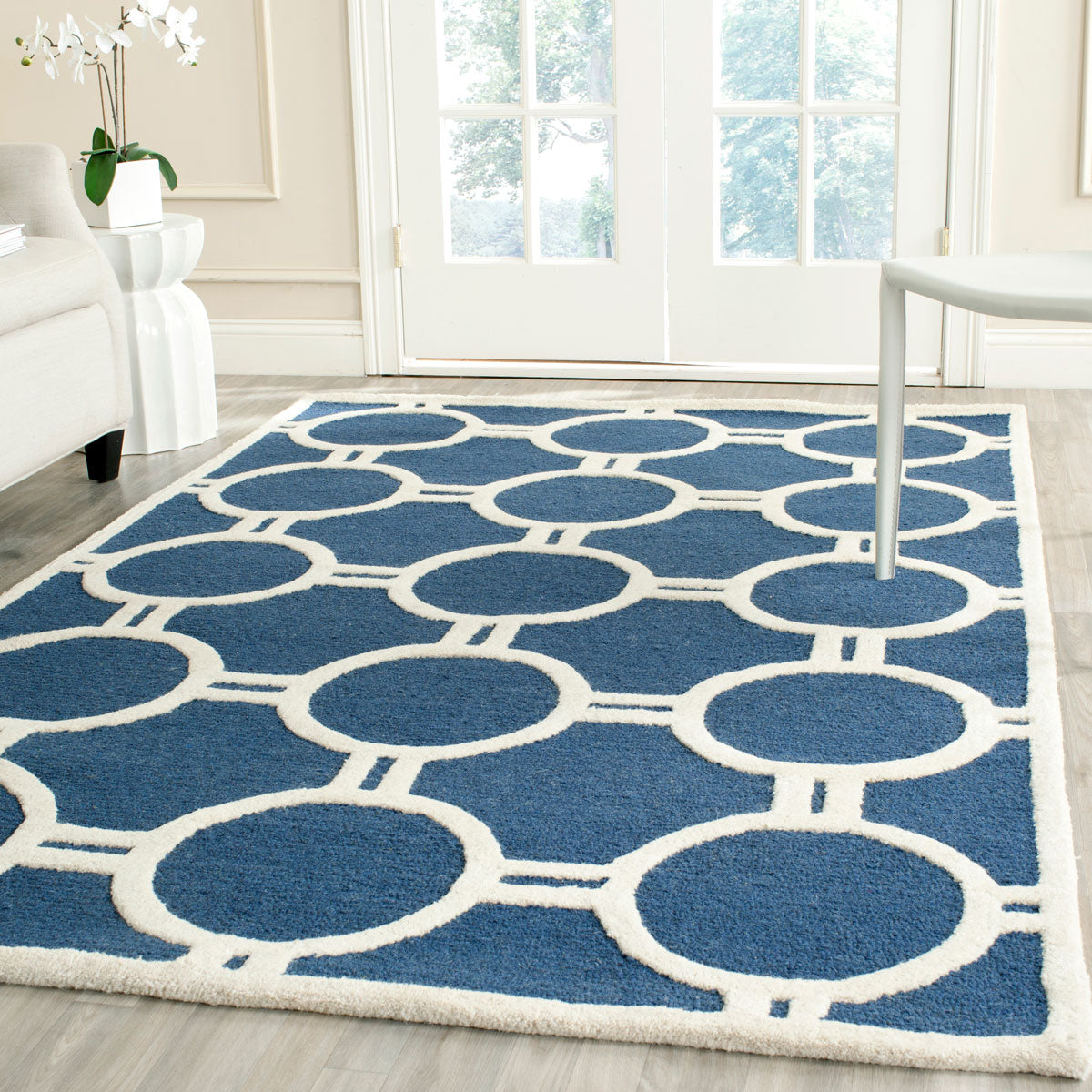 Safavieh Clearance Cambridge CAM145G Navy Blue Rug