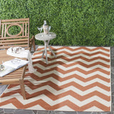 Safavieh Clearance Courtyard CY6244-241 Terra Cotta Rug