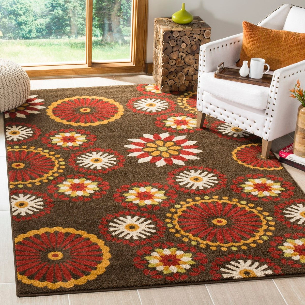 Safavieh Clearance Newbury NWB8727-2540 Brown Rug