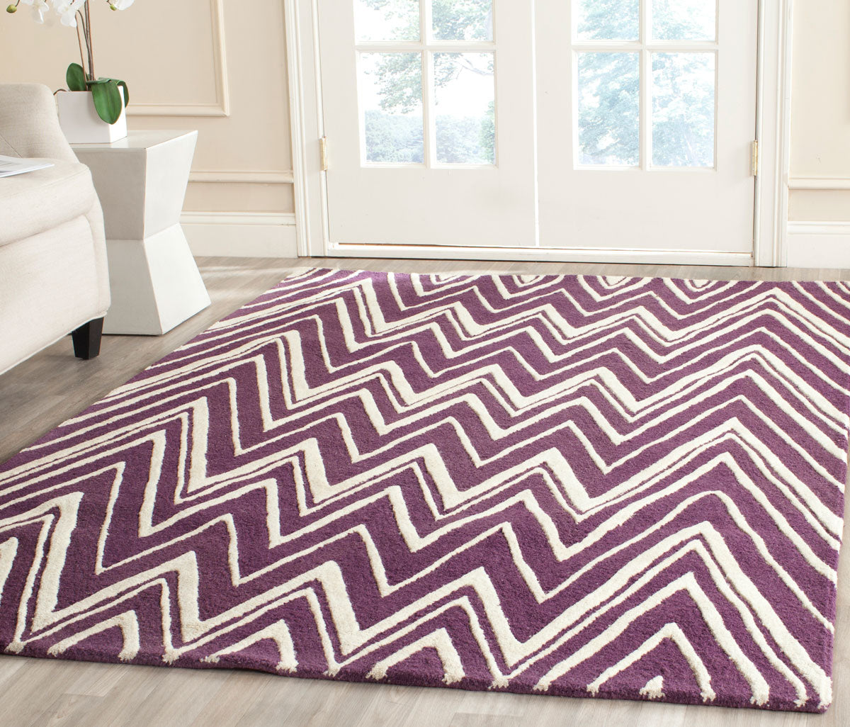Safavieh Clearance Cambridge CAM711P Purple Rug