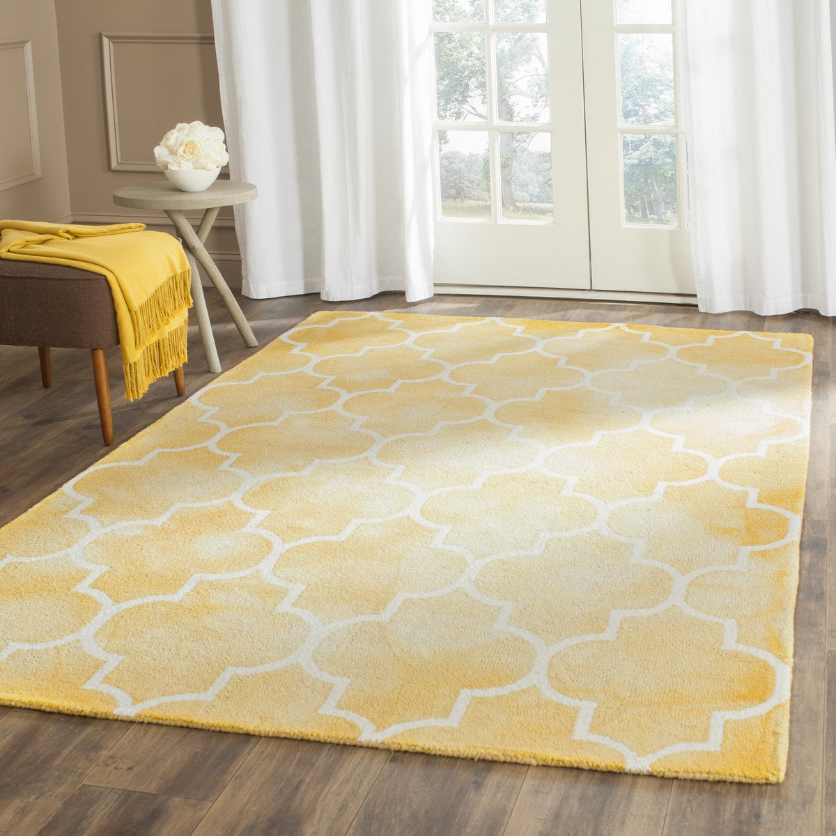 Safavieh Clearance Dip Dye DDY535H Gold Rug