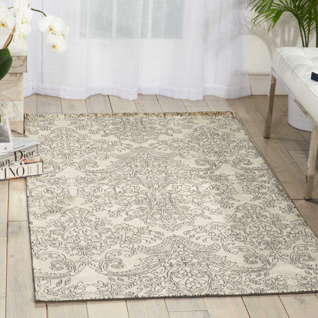Nourison Clearance Platine MA202 Ecru Rug