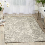 Nourison Clearance Platine MA202 Ecru Rug