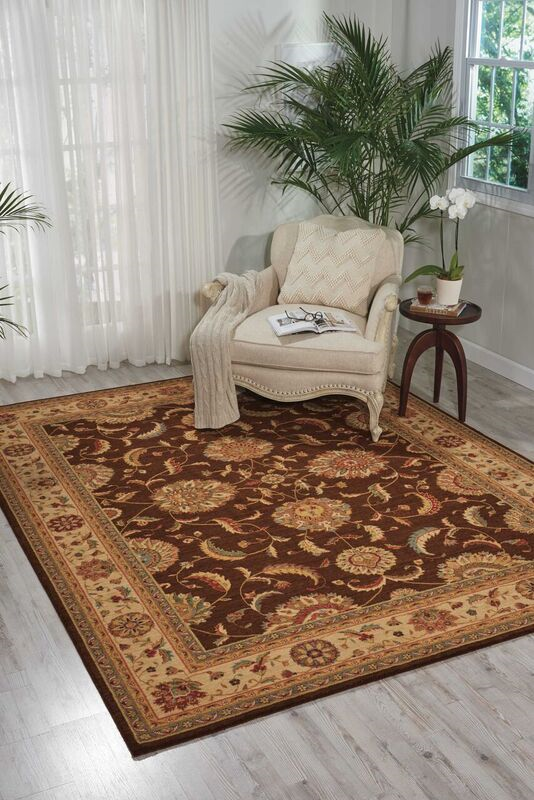 Nourison Living Treasures LI04 Brown Rug
