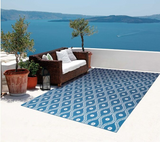 Nourison Clearance & Garden RS085 Navy Rug