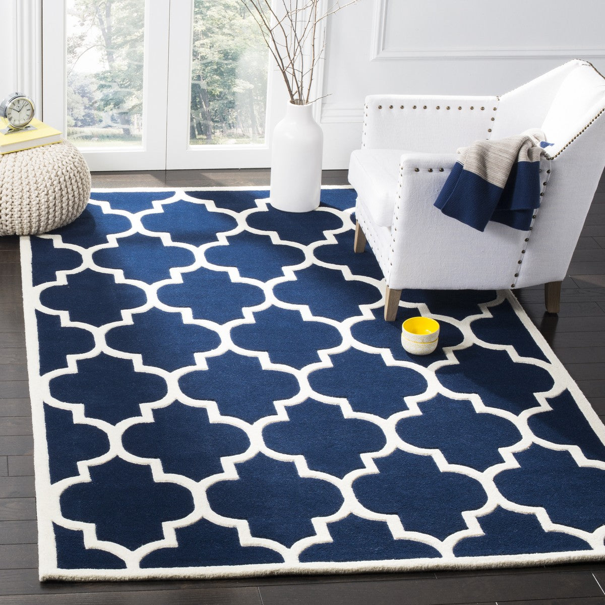 Safavieh Clearance Chatham CHT733C Dark Blue Rug