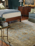Rugs Done Right Oxford Oushak R16 Light Blue Gold Rug