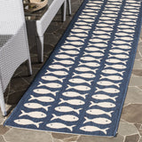 Safavieh Clearance Courtyard CY6013-268 Navy Blue Rug
