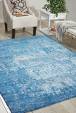 Nourison Clearance Silken Shadow SHA10 Ocean Rug