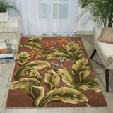 Nourison Tropics TS02 Khaki Rug