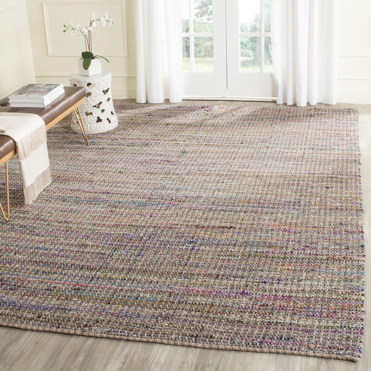 Safavieh Clearance Nantucket NAN220E Beige Multi Rug