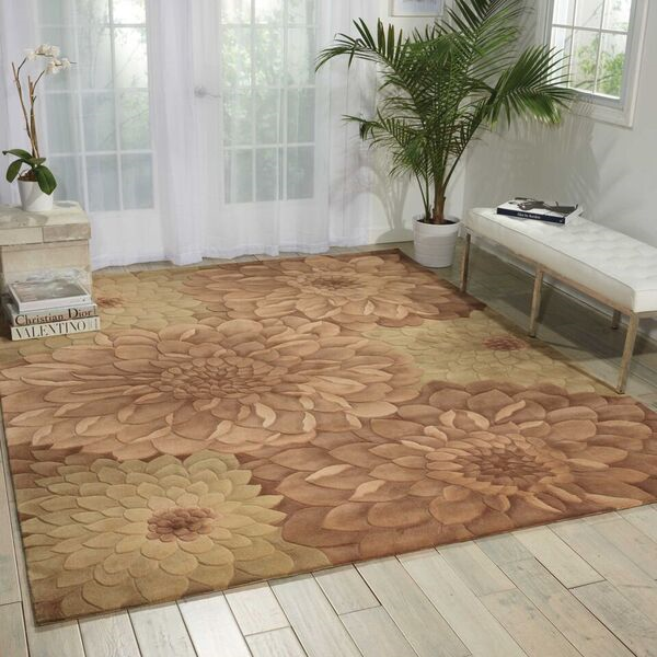 Nourison Tropics TS11 Taupe Rug