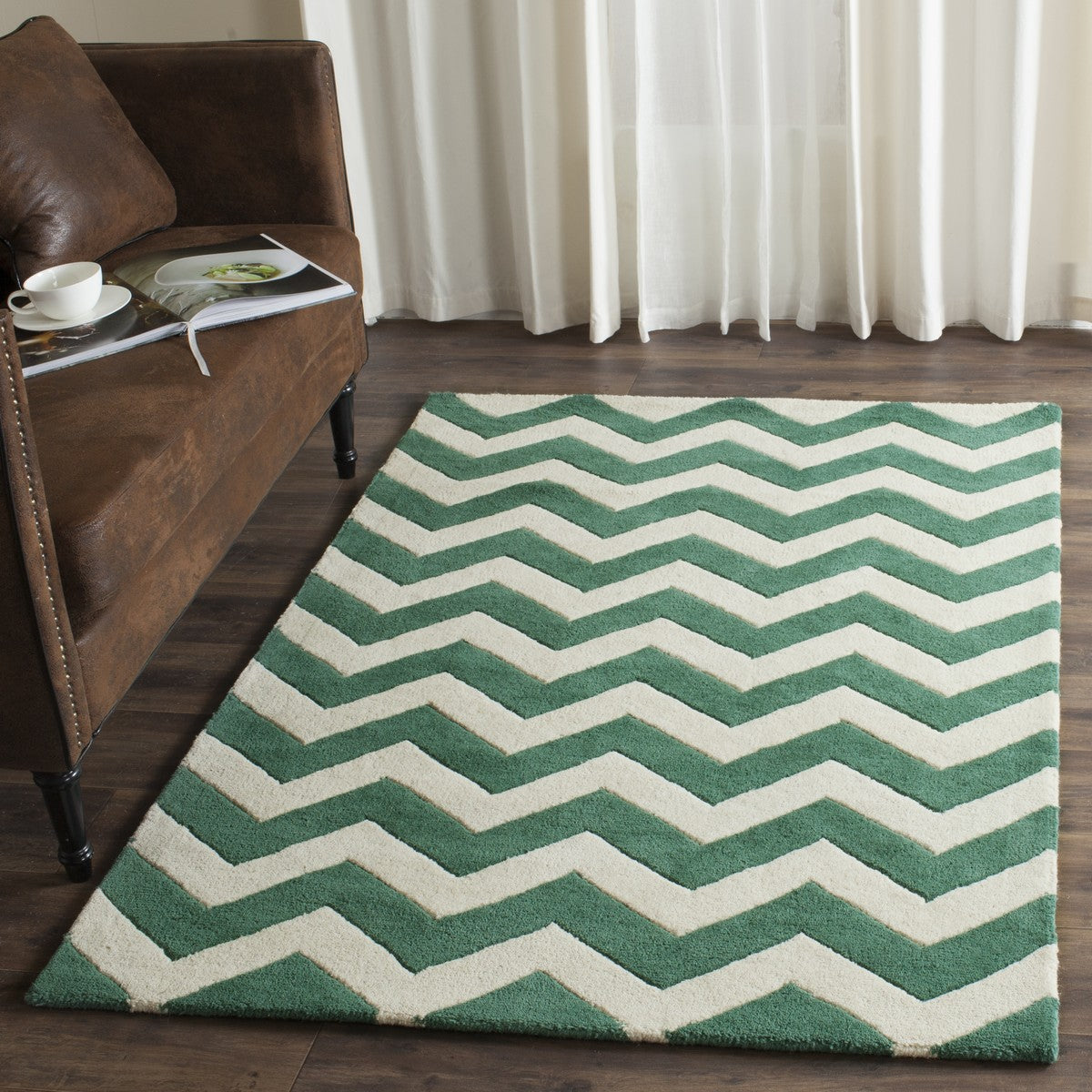 Safavieh Clearance Chatham CHT715T Teal Rug