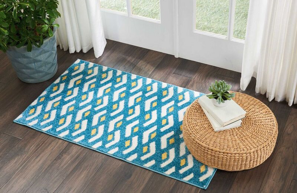 Nourison Clearance Harper DS300 Blue Rug