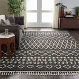 Nourison Clearance Moroccan Shag MRS02 Charcoal Rug