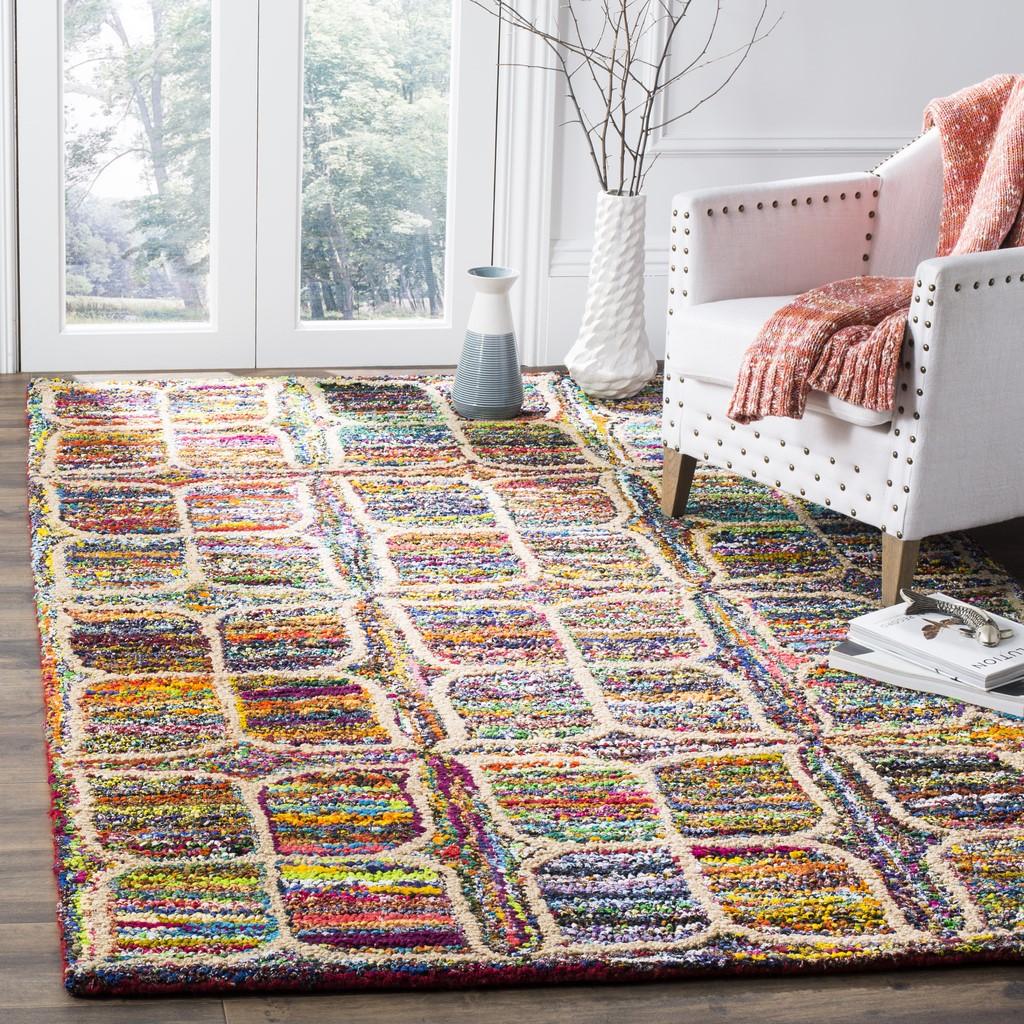Safavieh Clearance Nantucket NAN438A Multi Rug