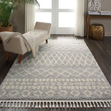 Nourison Clearance Moroccan Shag MRS02 Silver Rug