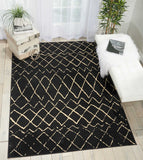 Nourison Sale Grafix GRF04 Black Rug