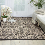 Nourison Clearance Caribbean CRB12 Ivory/Charcoal Rug