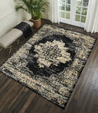 Nourison Clearance Grafix GRF14 Black Rug