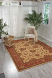 Nourison Clearance Living Treasures LI04 Ivory Red Rug