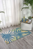 Nourison Clearance & Garden RS022 Blue Rug