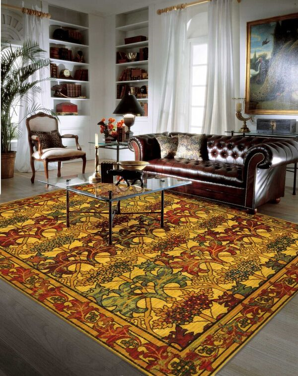 Nourison Clearance Timeless TML01 Gold Rug