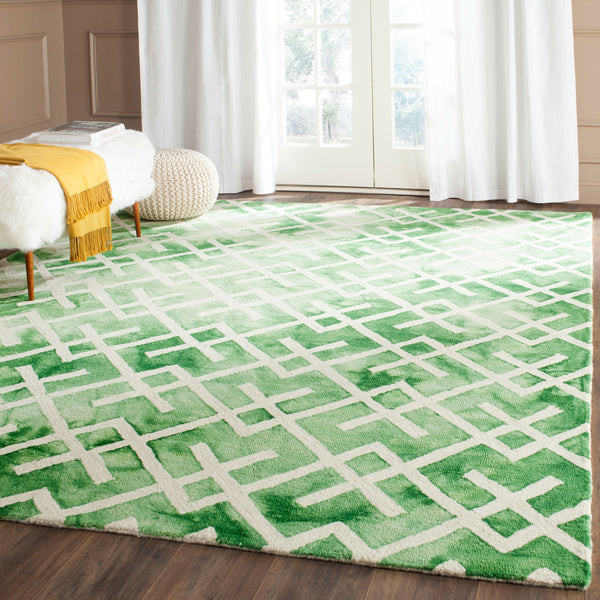 Safavieh Clearance Dip Dyes DDY677Q Green Rug