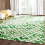 Safavieh Clearance Dip Dyes DDY677Q Green Rug