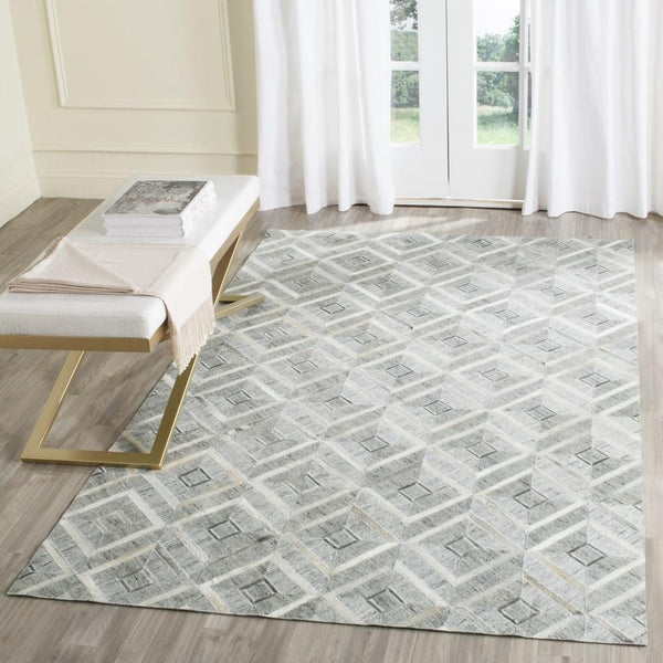 Safavieh Clearance Studio Leather STL220A Grey Rug