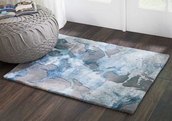 Nourison Prismatic PRS14 Grey Rug