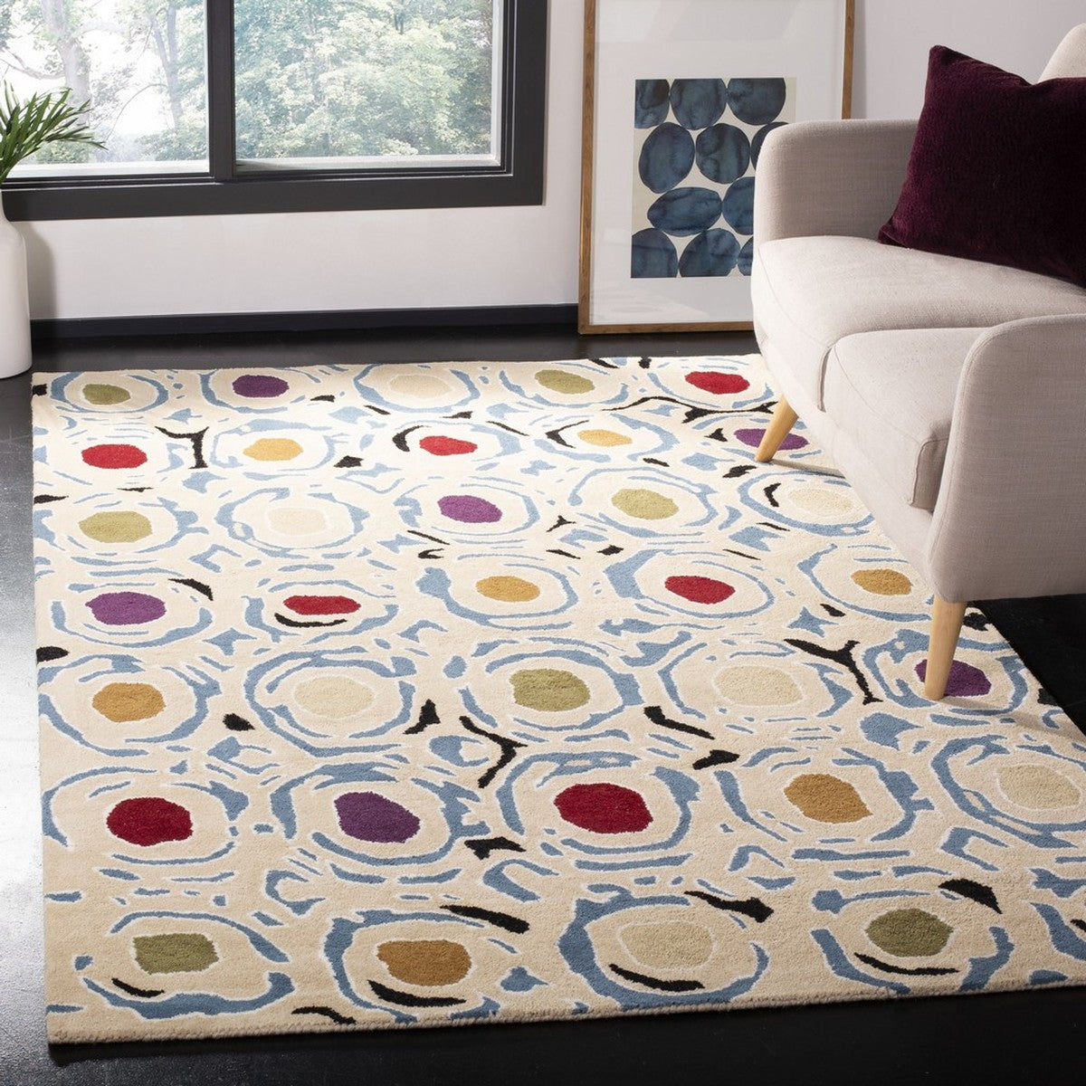 Safavieh Clearance Sohos SOH828A Ivory Multi Rug