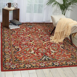 Nourison Clearance Timeless TML15 Red Rug