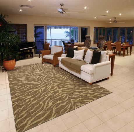 Nourison Clearance Riviera RI05 Chocolate Rug