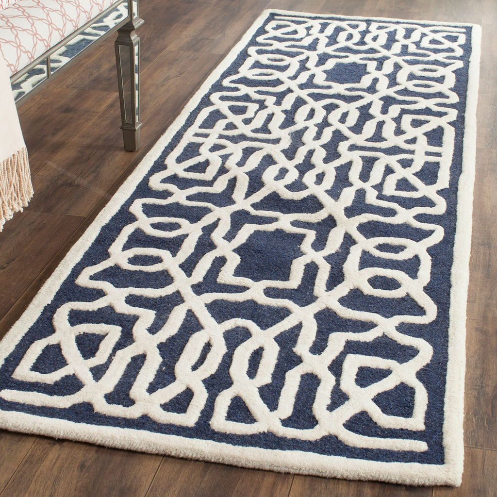 Safavieh Clearance Cambridge CAM570M Navy Rug