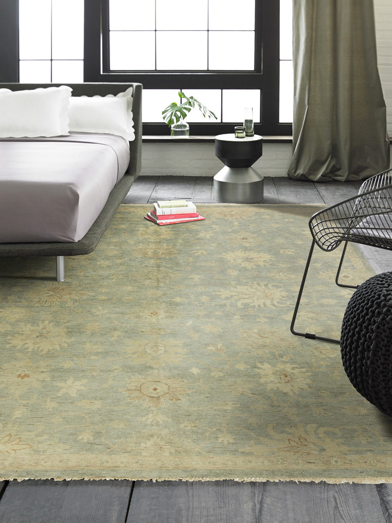 Rugs Done Right Oxford Oushak R67 Vintage Aqua Rug