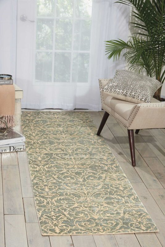 Nourison Clearance Luminance LUM05 Cobalt Rug