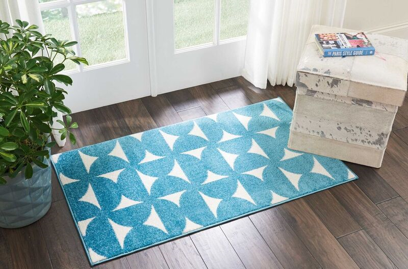 Nourison Clearance Harper DS301 Deep Blue Rug