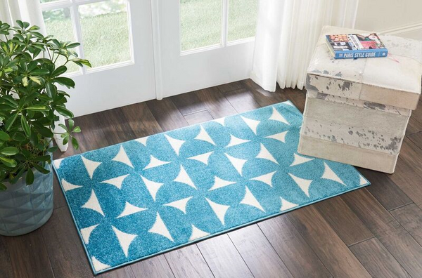 Nourison Clearance Harper DS301 Deep Blue Rug