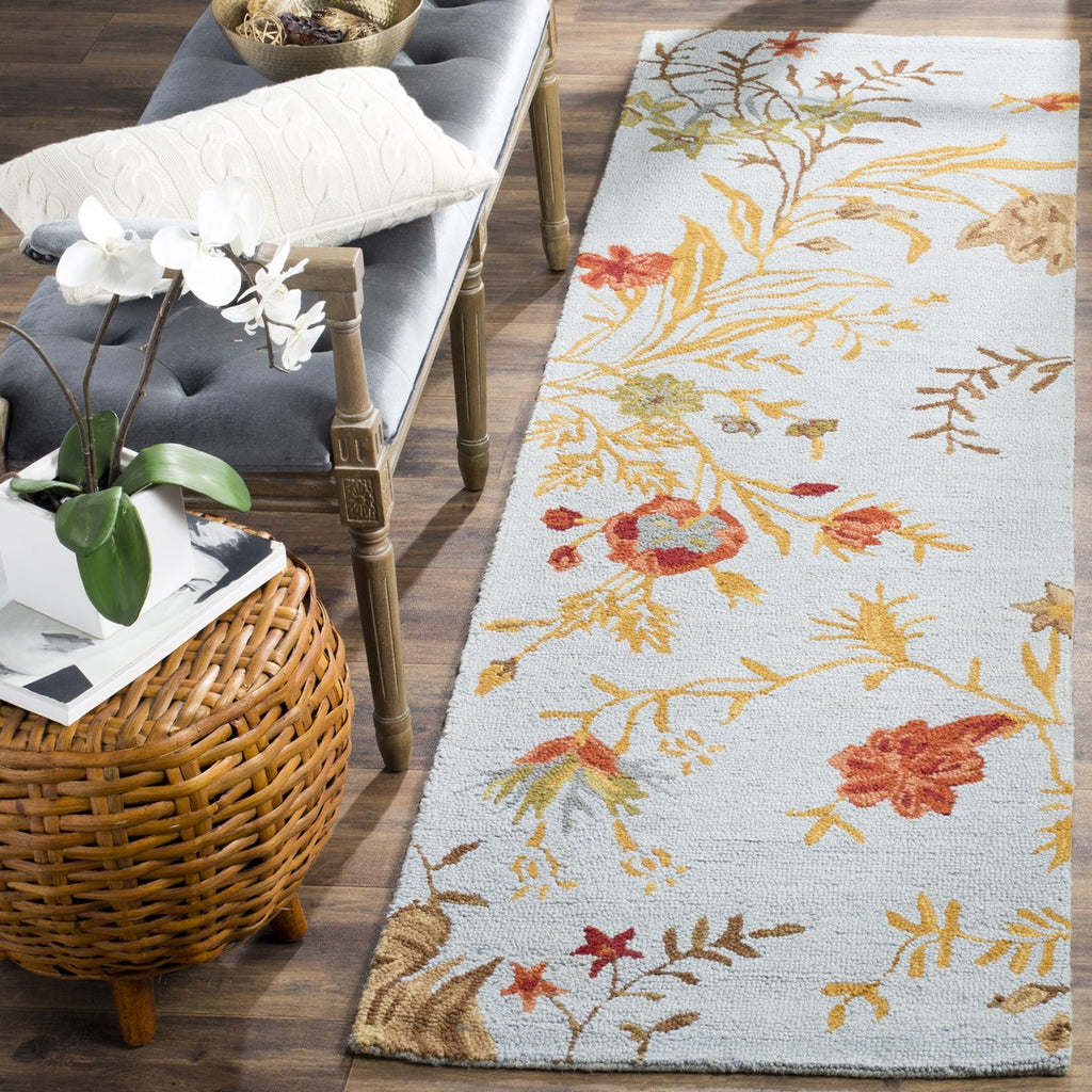 Safavieh Clearance Blossom BLM919B Blue Rug