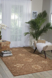 Nourison Clearance Silken Allure SLK08 Chocolate Rug