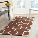 Safavieh Clearance Cambridge CAM143H Dark Brown Rug