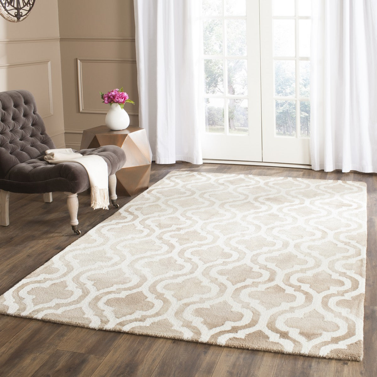 Safavieh Clearance Dip Dye DDY537G Beige Rug