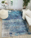 Nourison Clearance Safari Dreams KI374 Teal Rug